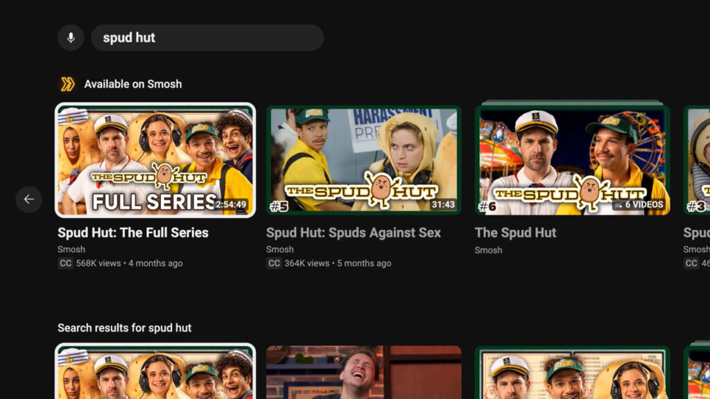 YouTube contextual search