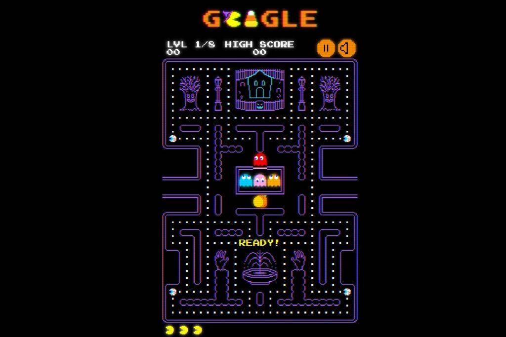Google Doodle Halloween 2025 Pac-Man