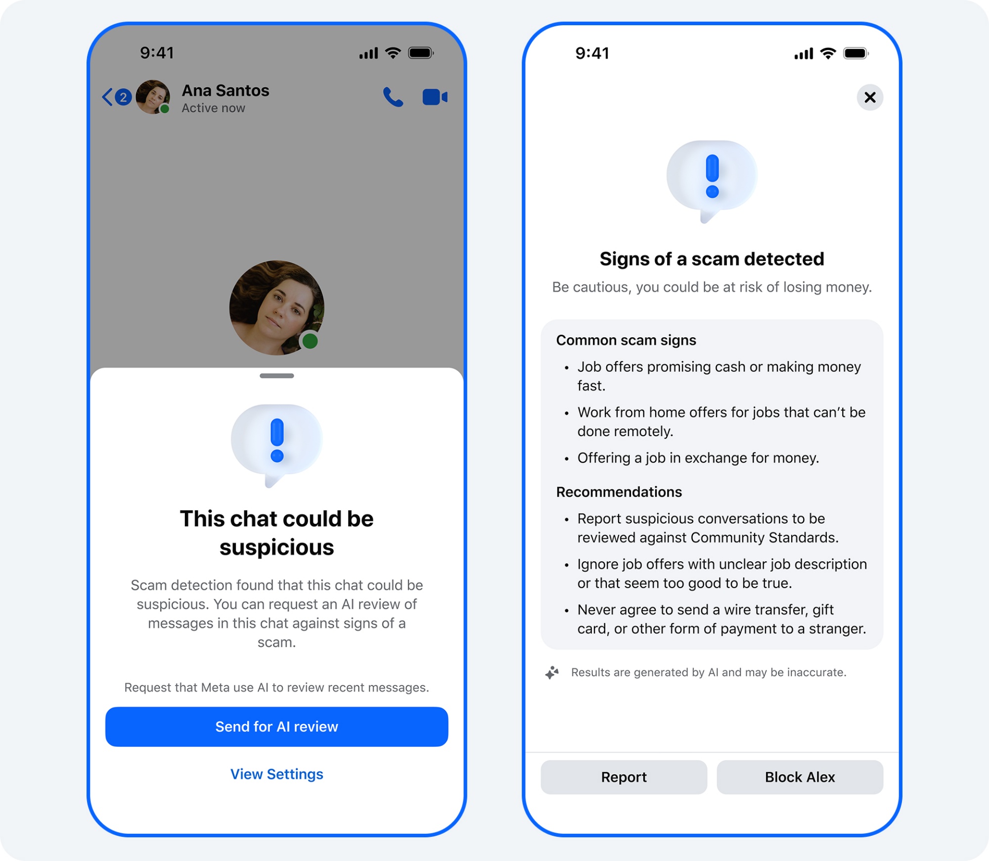 Meta New Anti-Scam WhatsApp Messenger Facebook Instagram