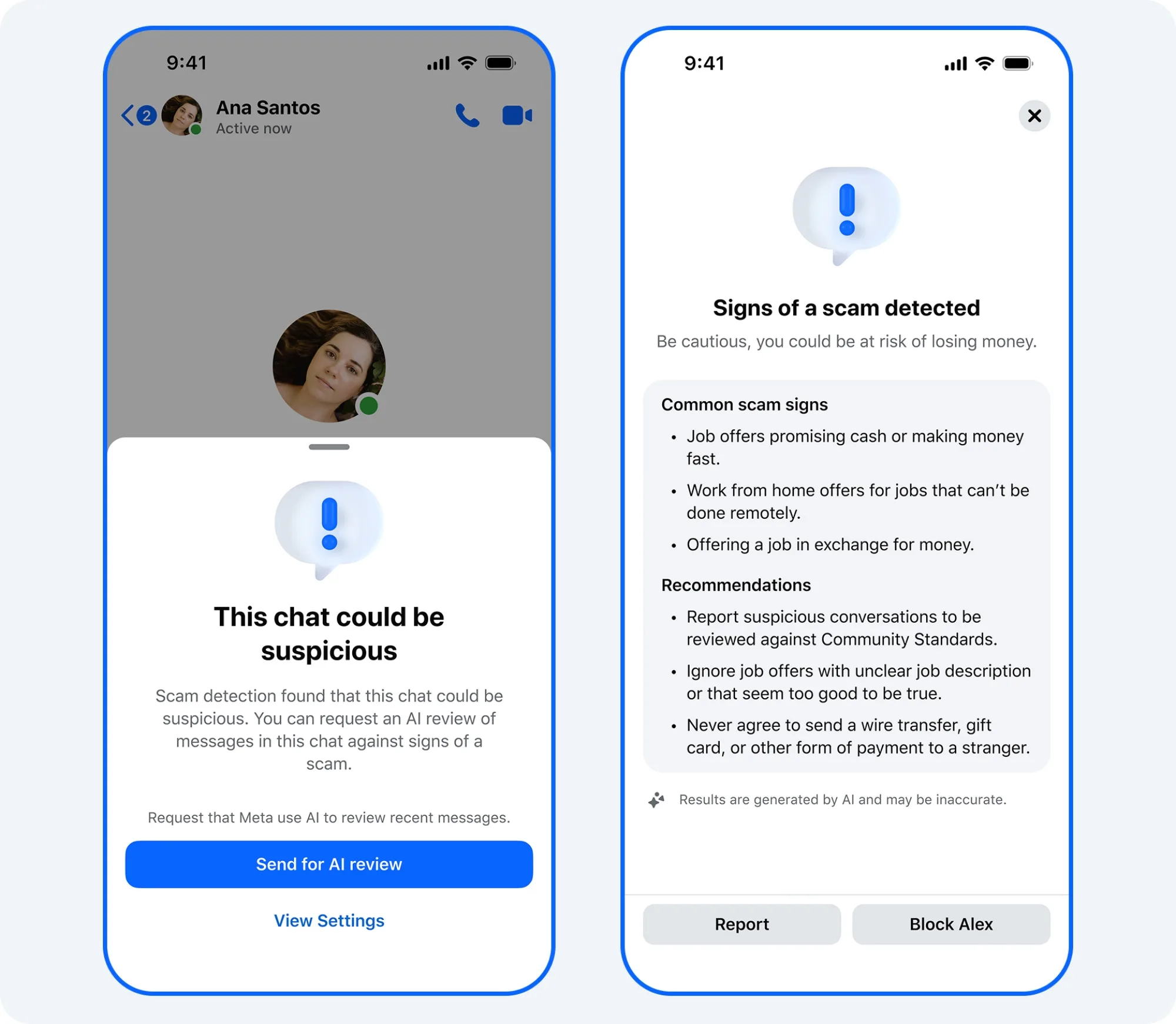 Meta New Anti-Scam WhatsApp Messenger Facebook Instagram