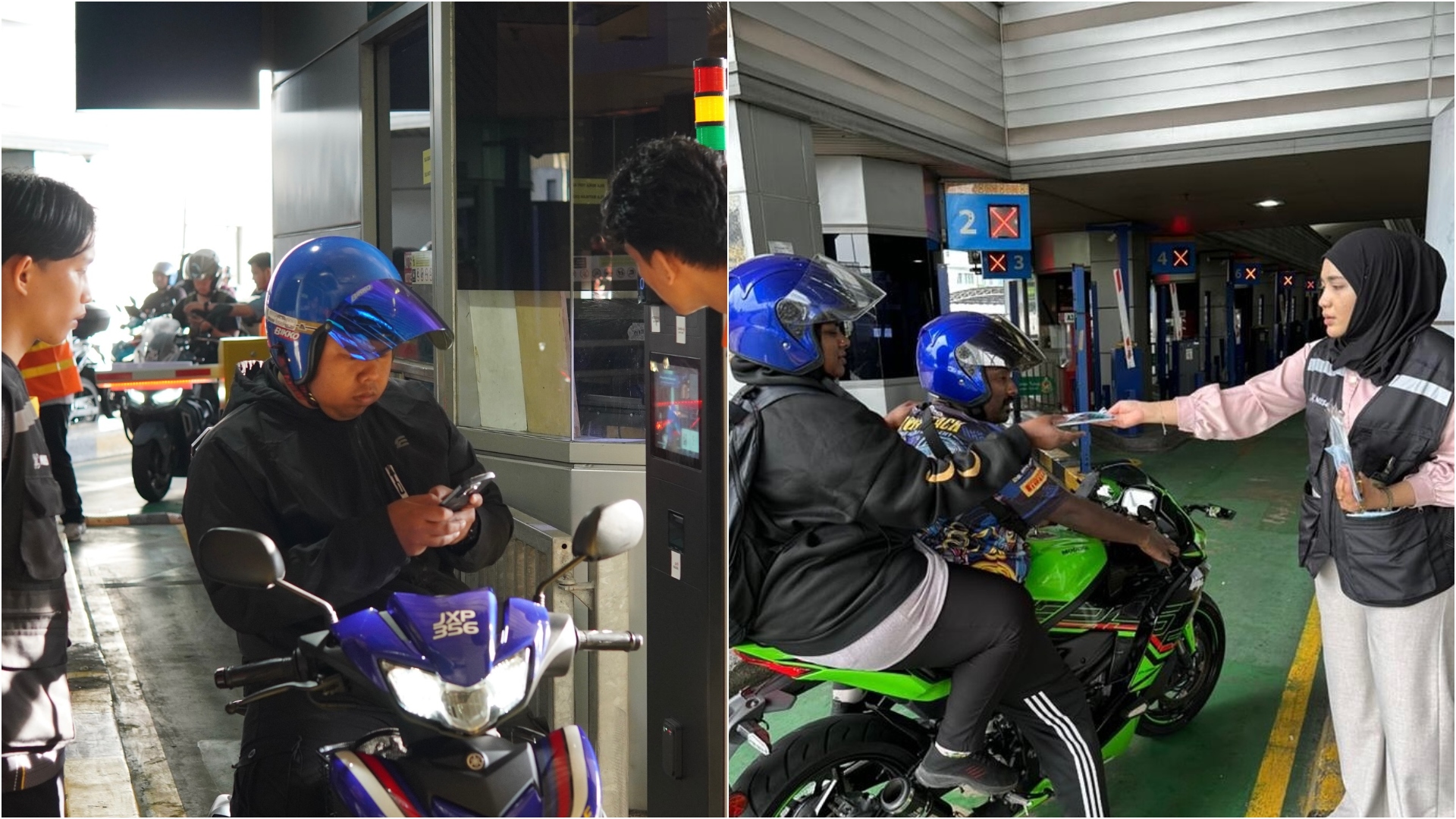 Motorcyclists Can Now Use QR Codes For Immigration Clearance At Johor Checkpoints