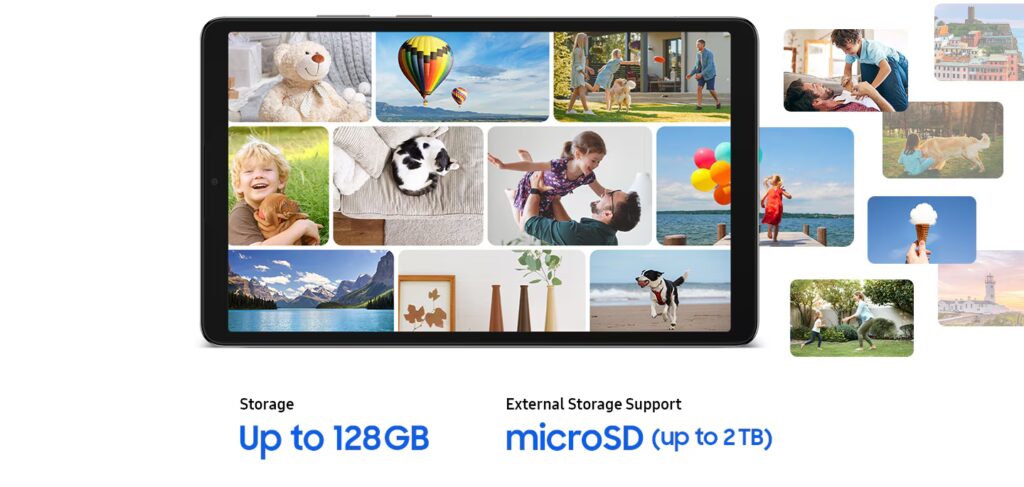Samsung Galaxy Tab A11 storage
