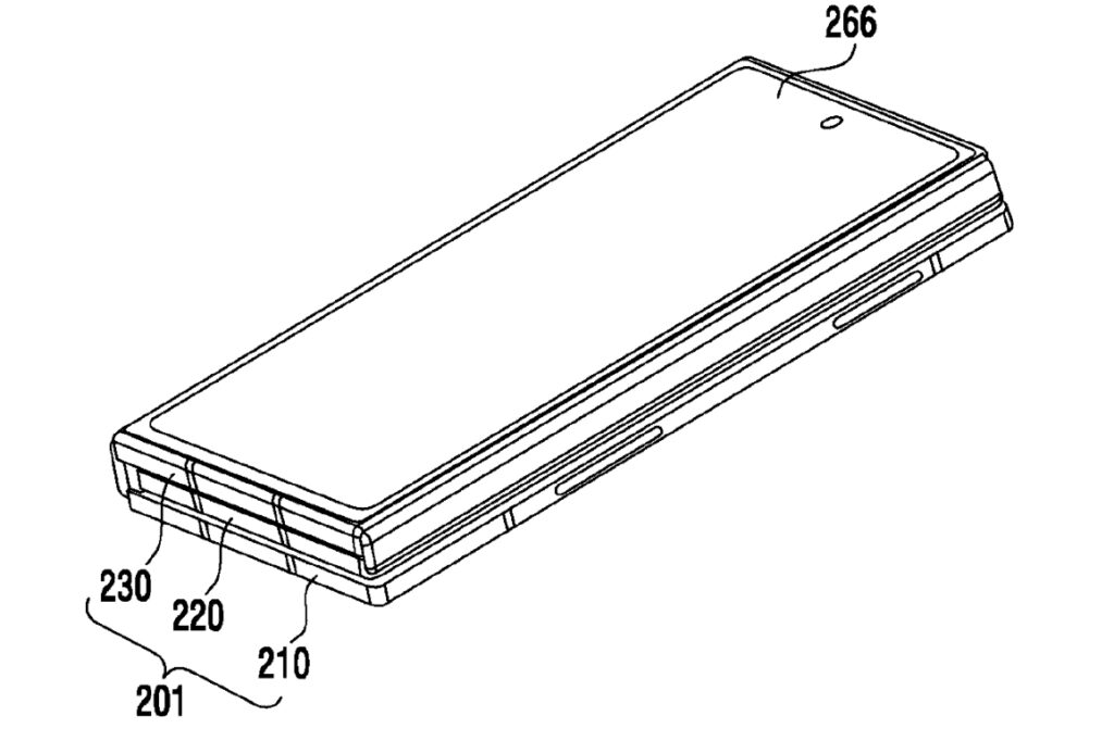Samsung Galaxy Z Trifold patent folded 1