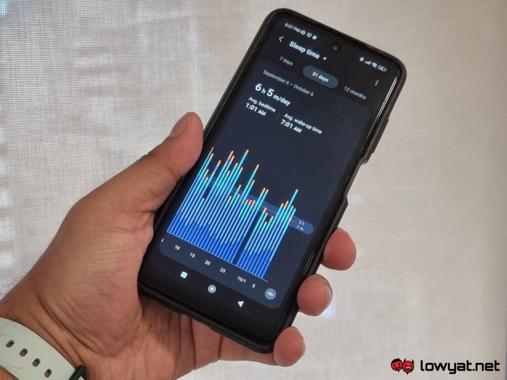Samsung Sleep Coaching Health Monitor App
