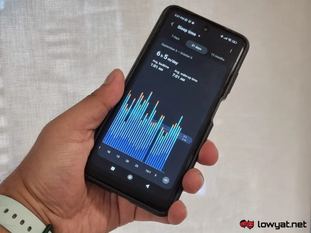 Samsung Sleep Coaching Health Monitor App