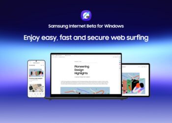 Samung Internet for PC Landing Page