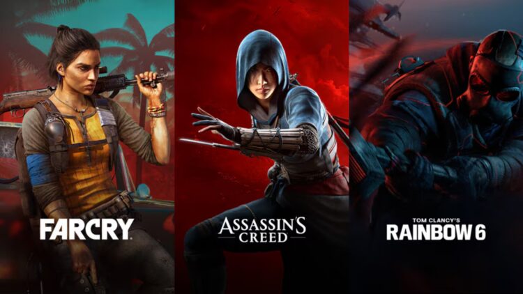 Ubisoft Assassin's Creed, Farcry, Rainbow 6
