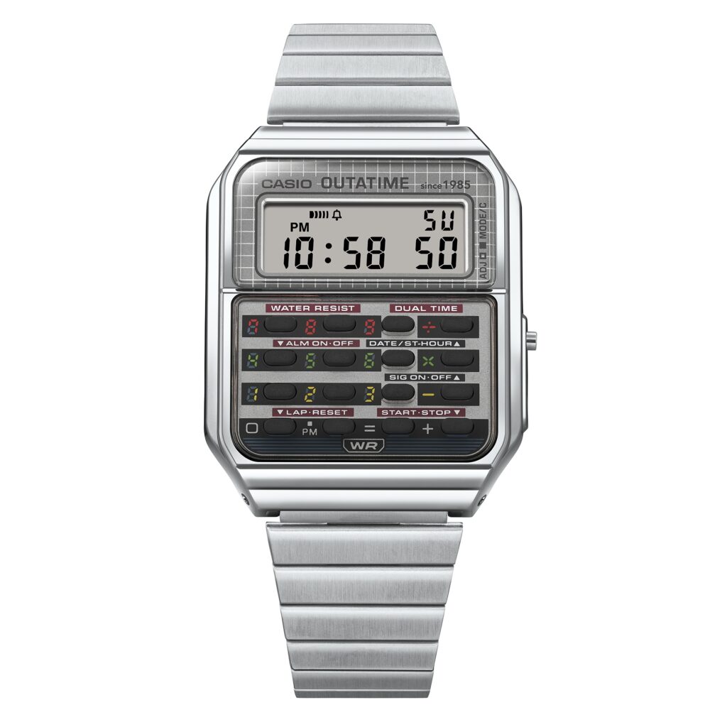 casio back to the future calculator watch