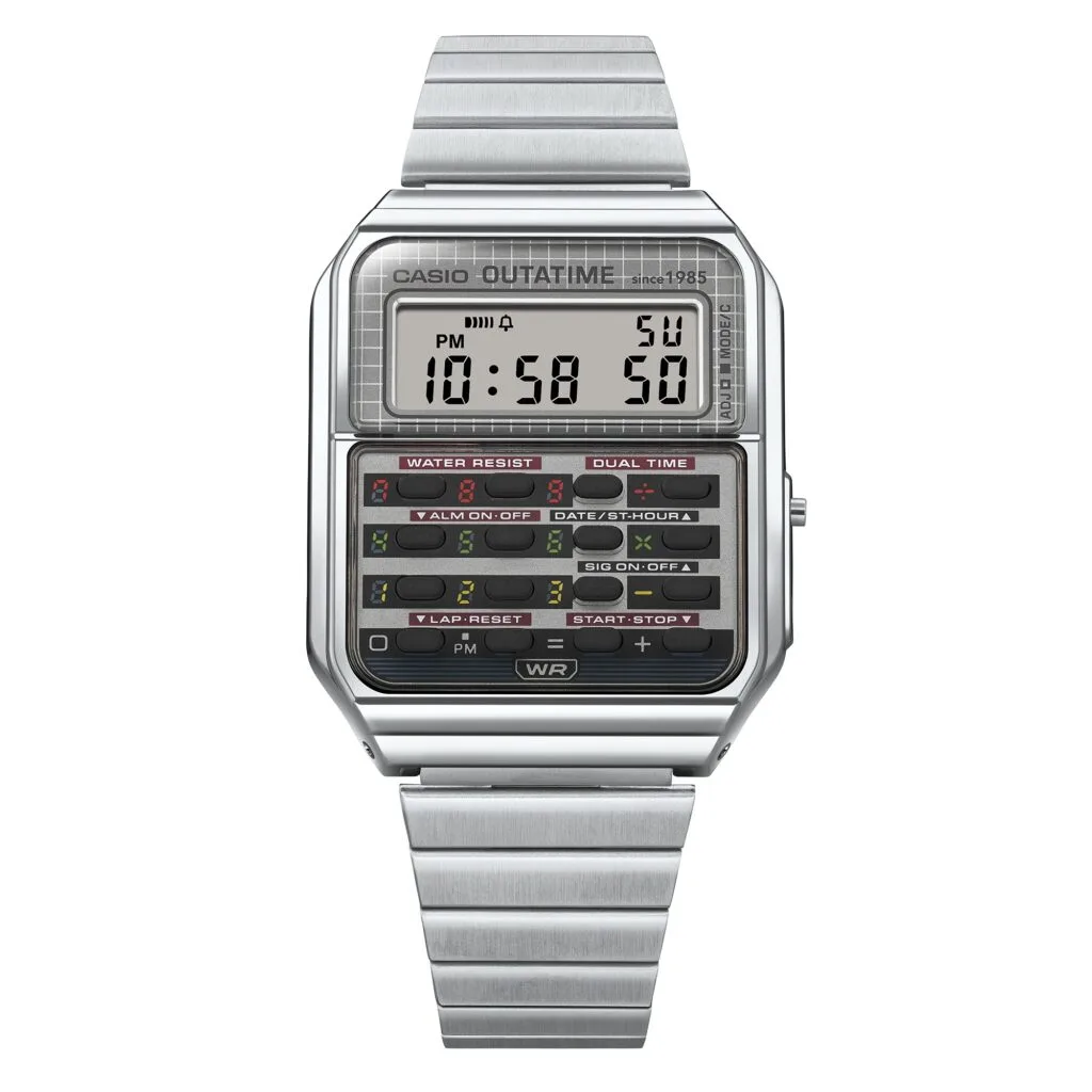 casio back to the future calculator watch