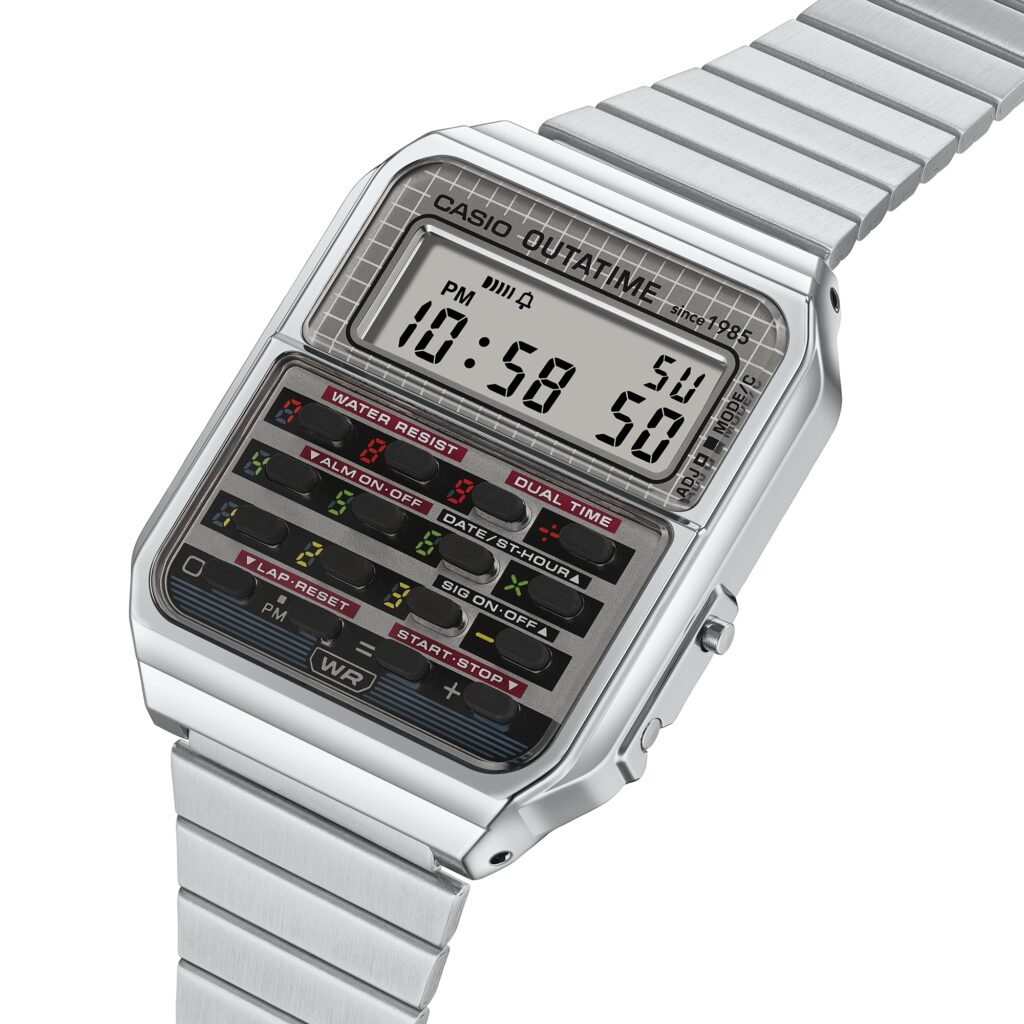 casio back to the future calculator watch