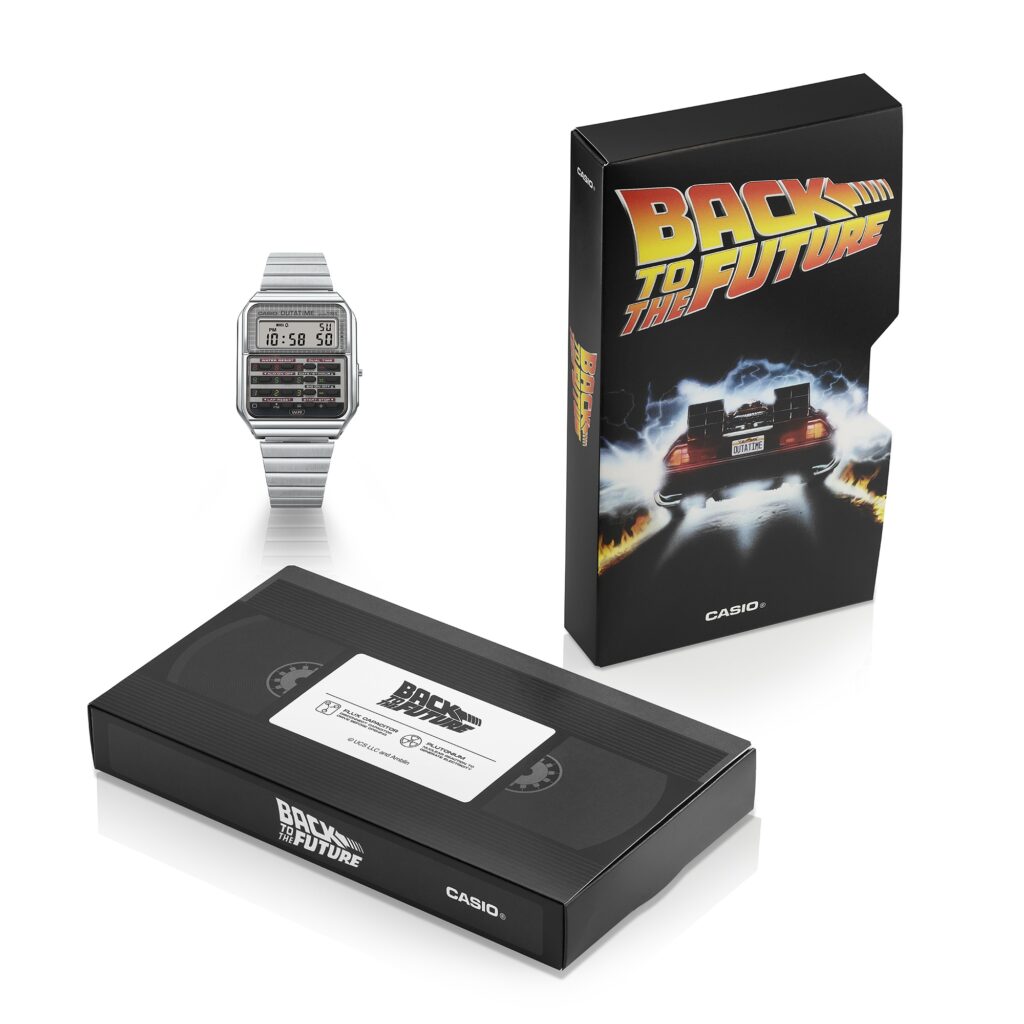 casio back to the future calculator watch