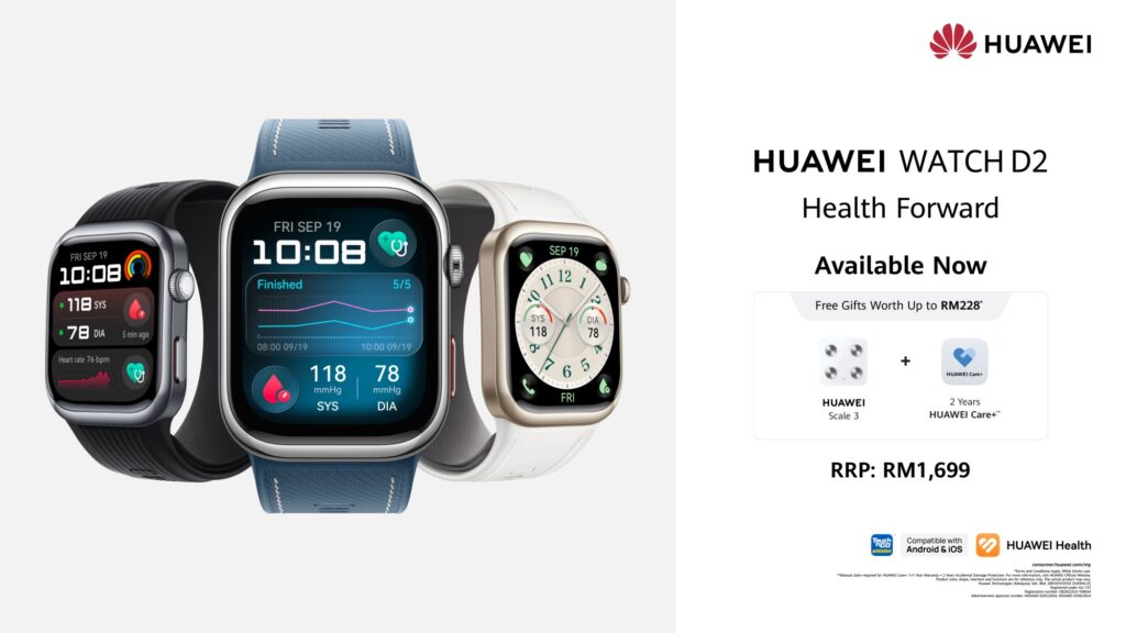 Huawei Watch D2 blue