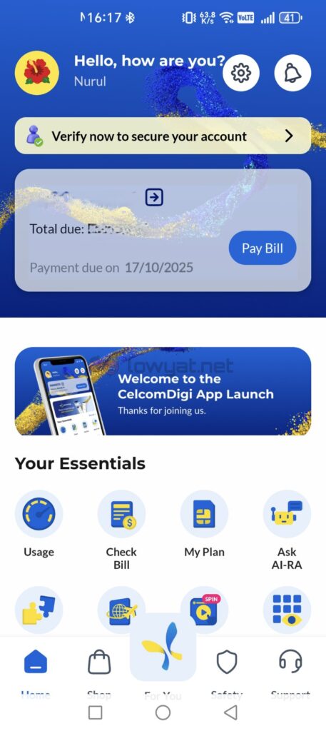 CelcomDigi app