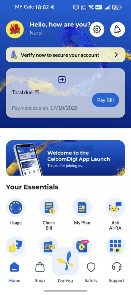 CelcomDigi app