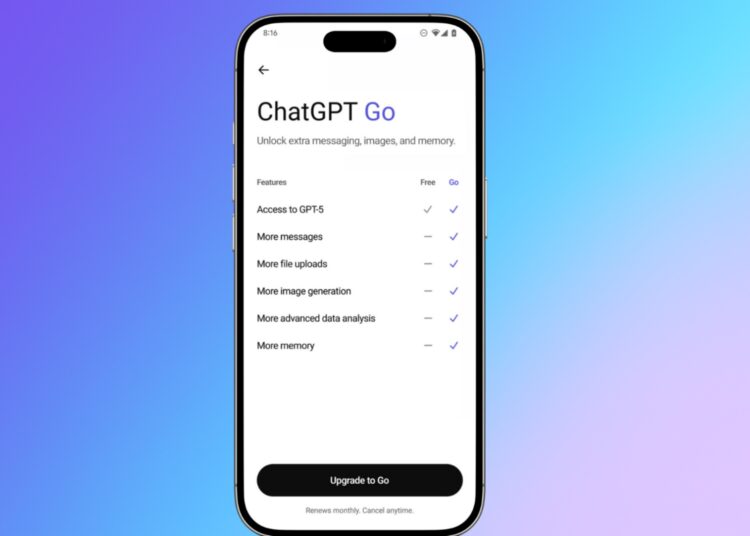 OpenAI ChatGPT Go