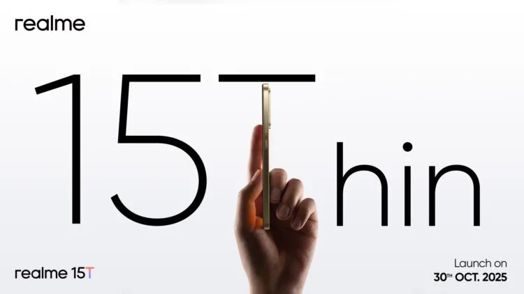 realme 15T teaser