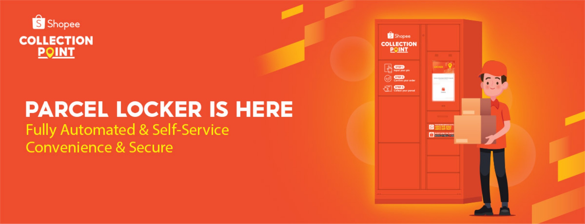 Shopee parcel locker KL Gateway Mall