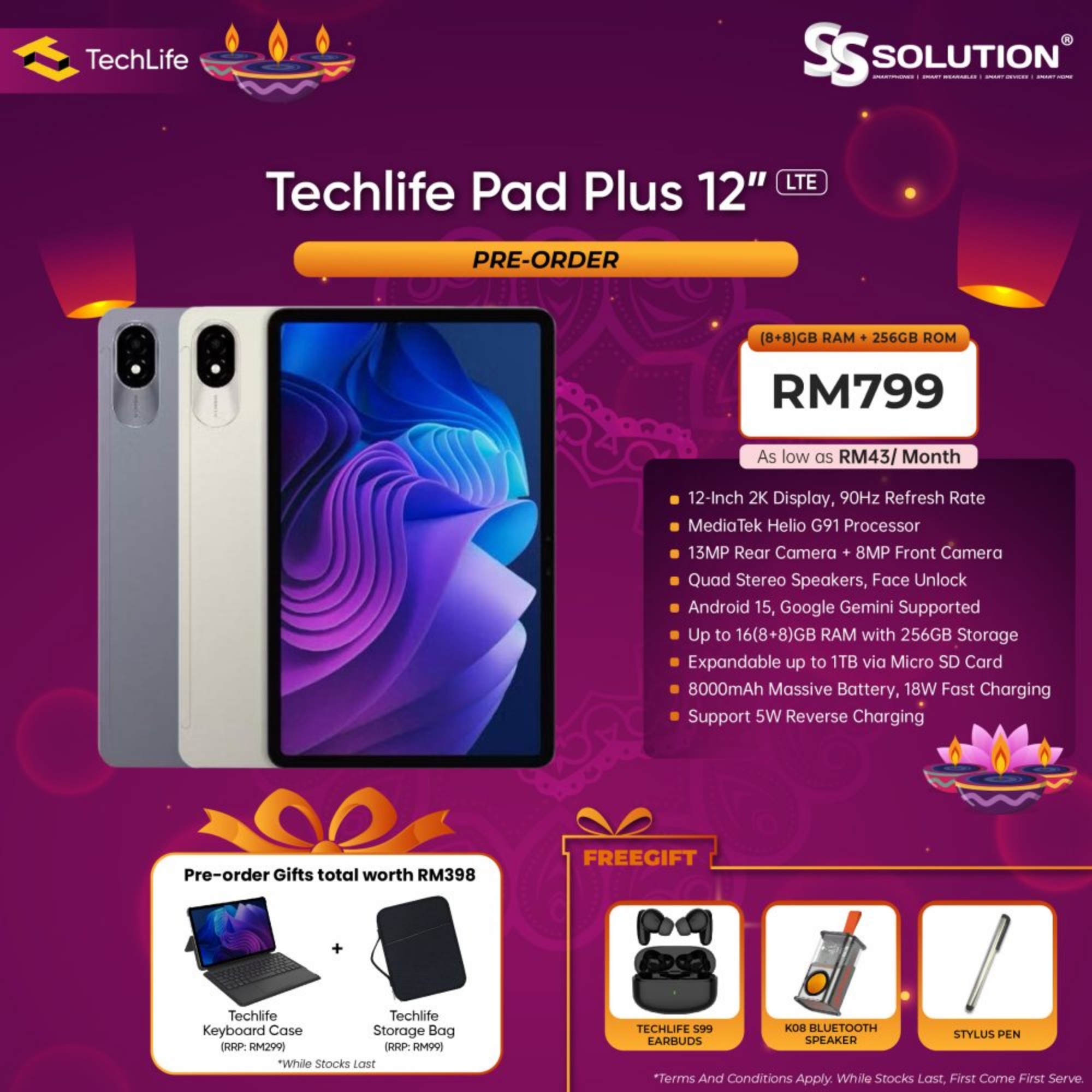 TechLife Pad Plus 12