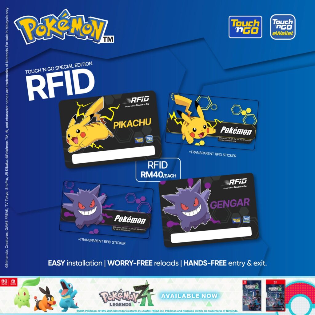Touch 'n Go Pokémon RFID tag