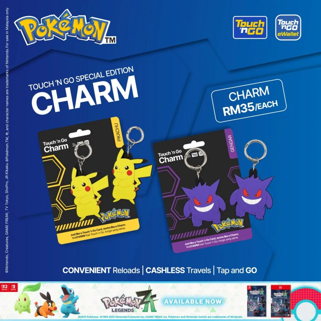 Touch 'n Go Pokémon charm