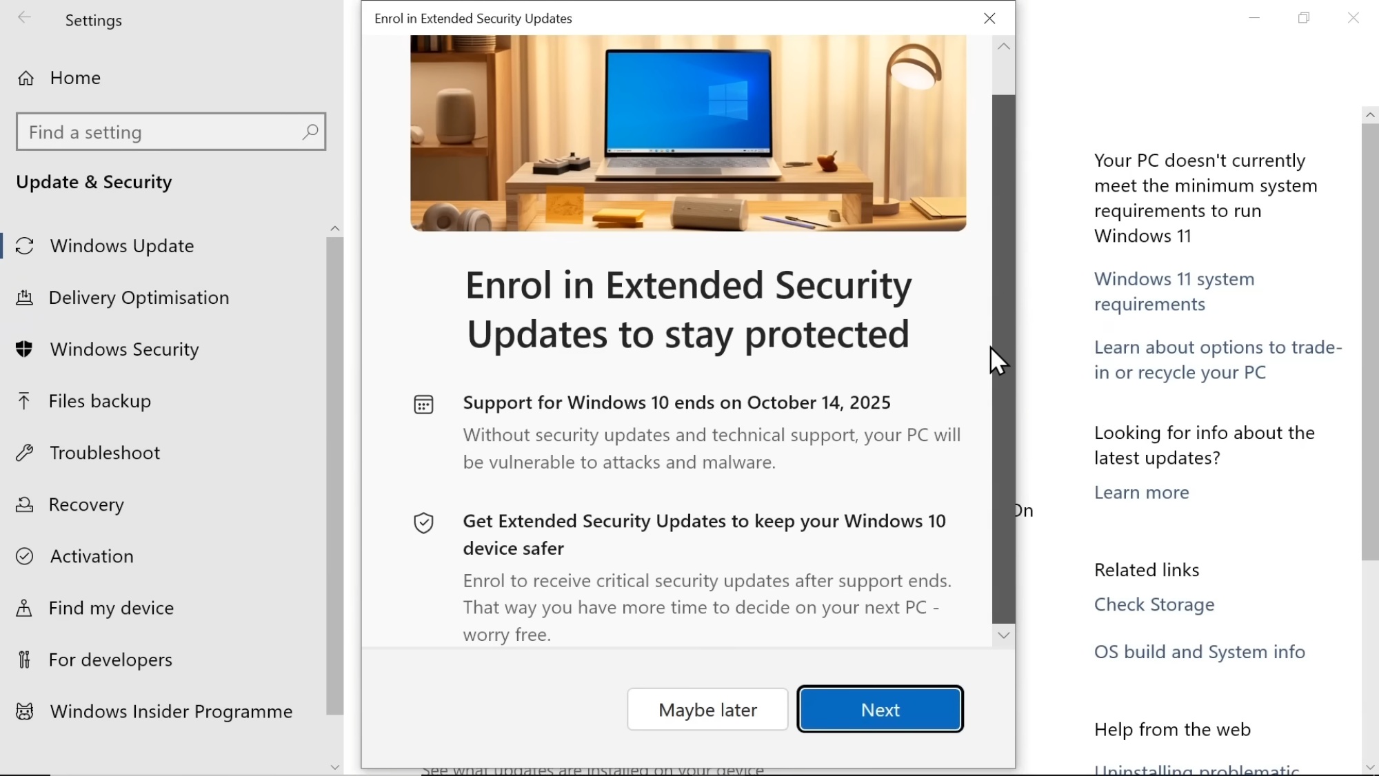 windows 10 esu how to