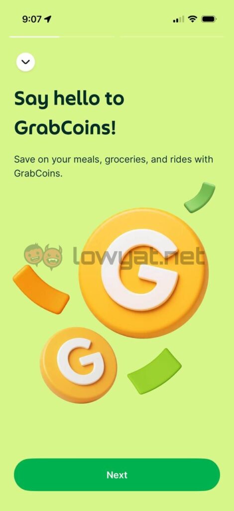 Grab GrabCoins Programme