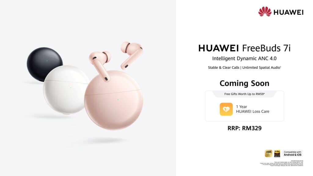 Huawei FreeBuds 7i Pre-order Malaysia