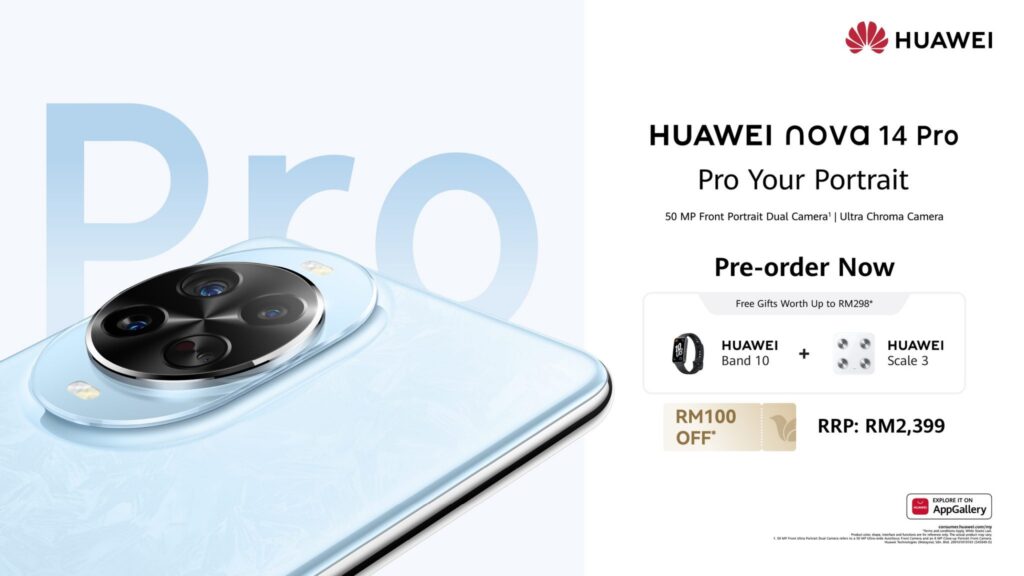 Huawei Nova 14 Series pre-order malaysia