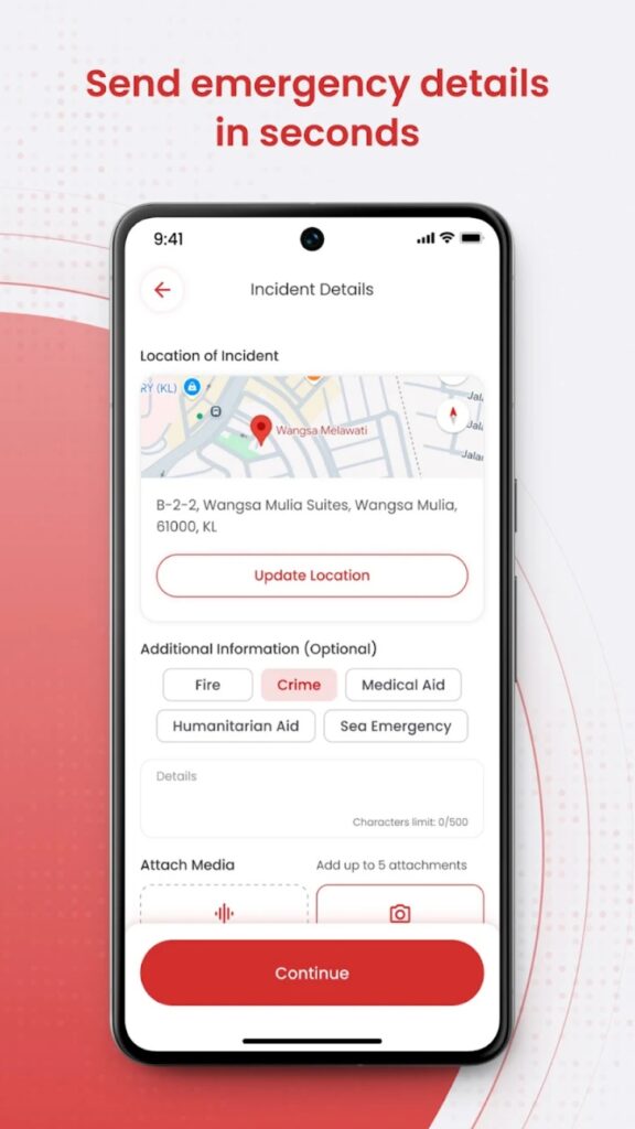NG MERS 999 Saveme 999 app