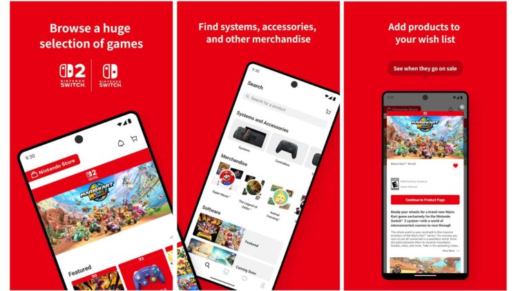 Nintendo Store App Images