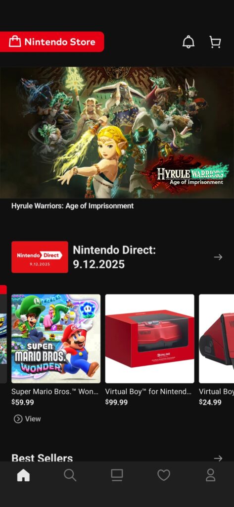 Nintendo Store App Images Screenshots