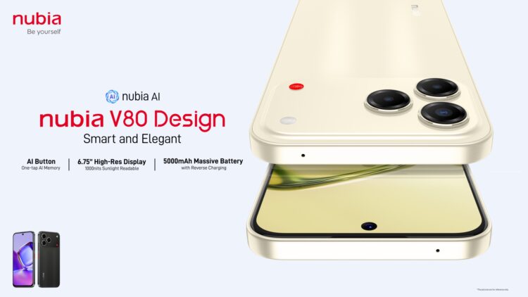 Nubia V80 Design Launches In Malaysia