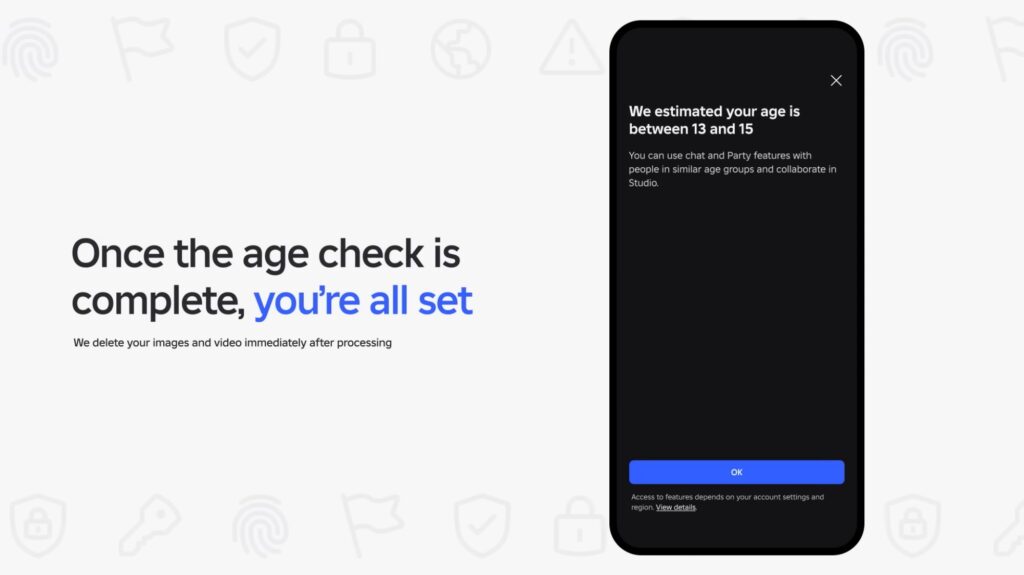 Roblox Age Verification Roll Out