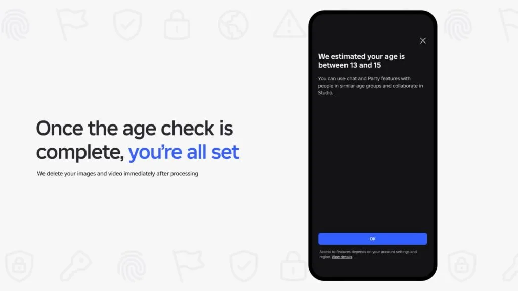 Roblox Age Verification Roll Out