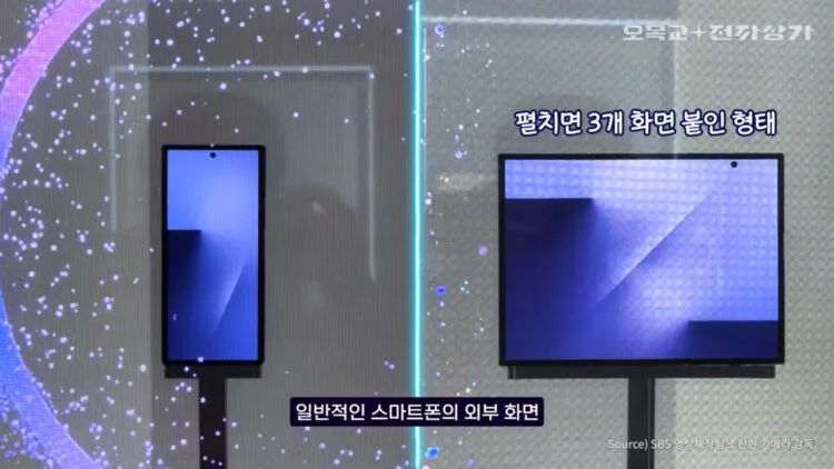 Samsung Tri-Fold Foldable Footage