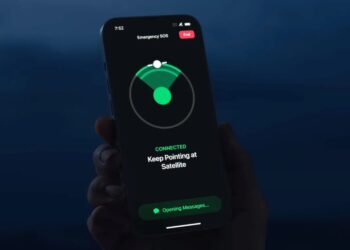 apple iphone satellite