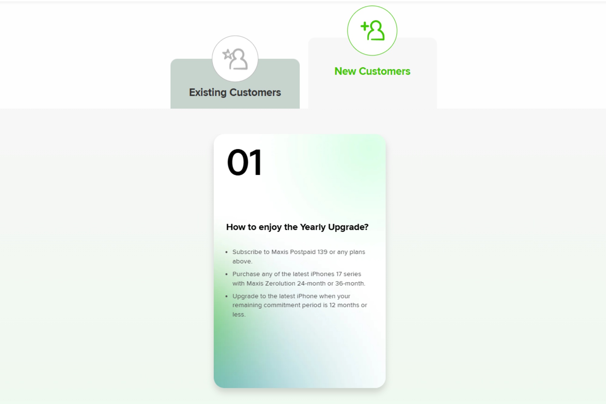 maxis zerolution iphone yearly upgrade programme