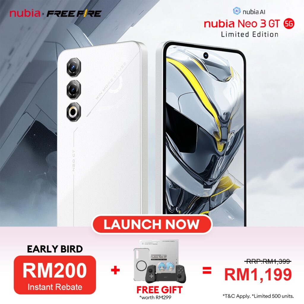 nubia Neo 3 GT White Hailstone Limited Edition