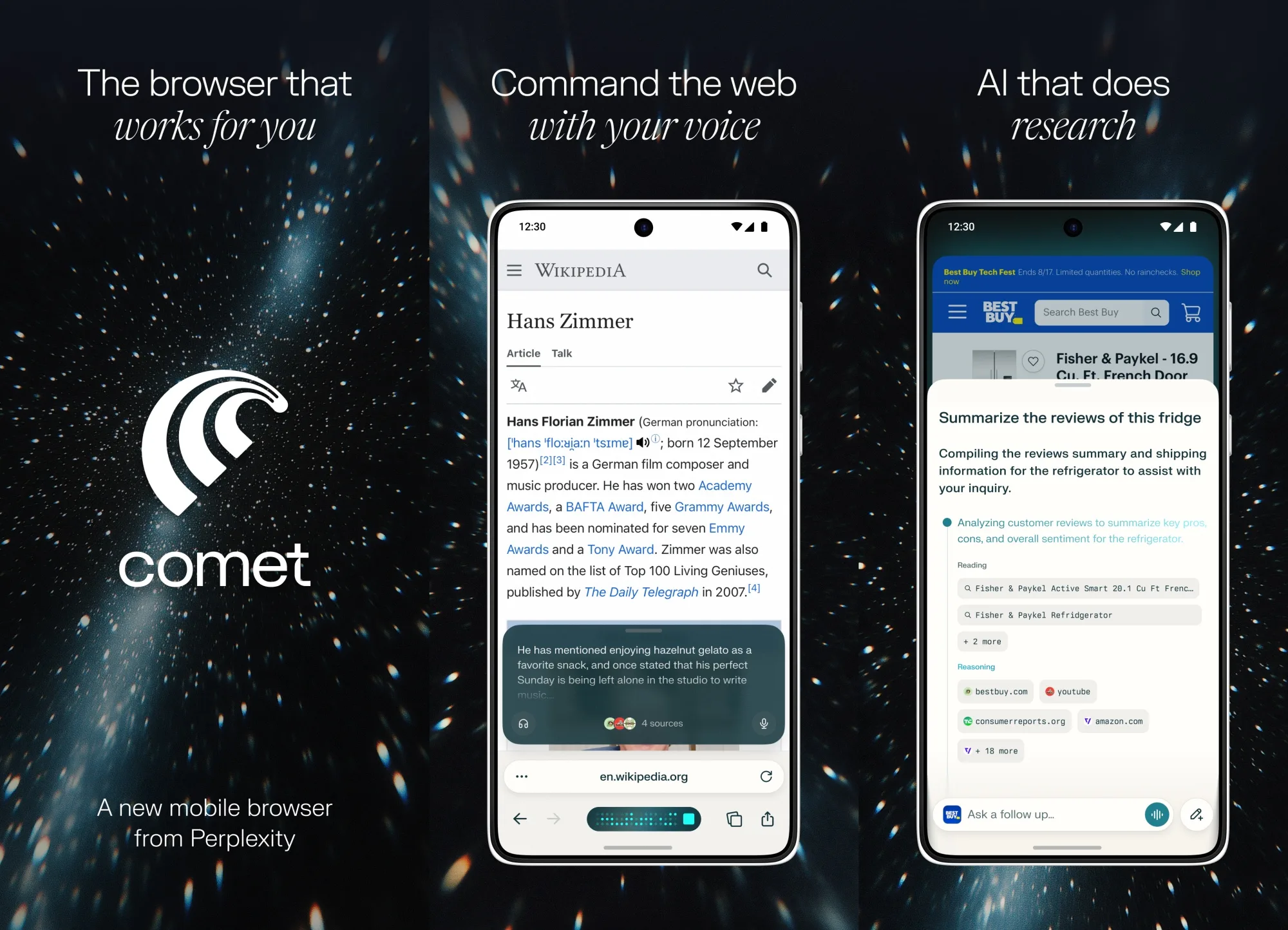 Perplexity Comet for Android