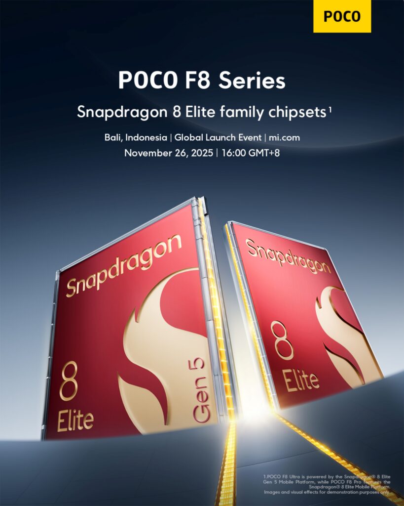 POCO F8 series teaser