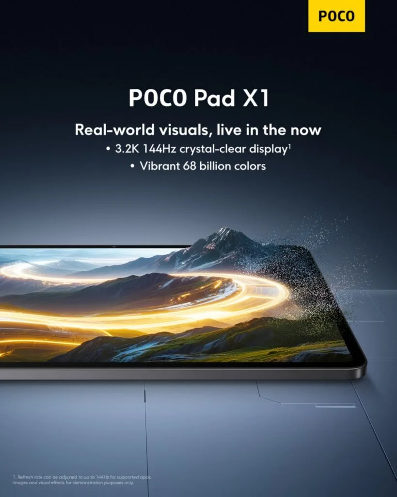 POCO Pad X1 teaser