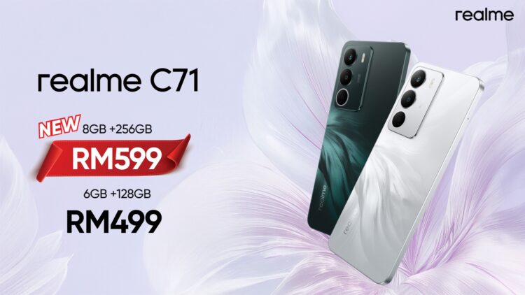 realme C71 8GB+256GB Configuration