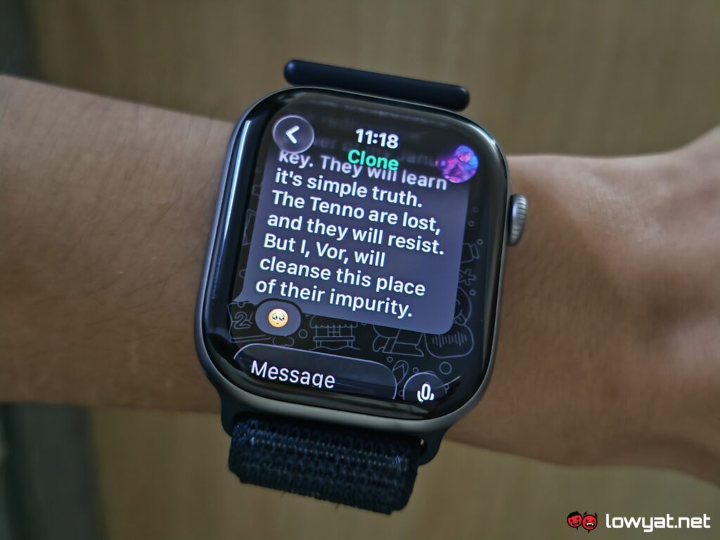 WhatsApp Apple Watch