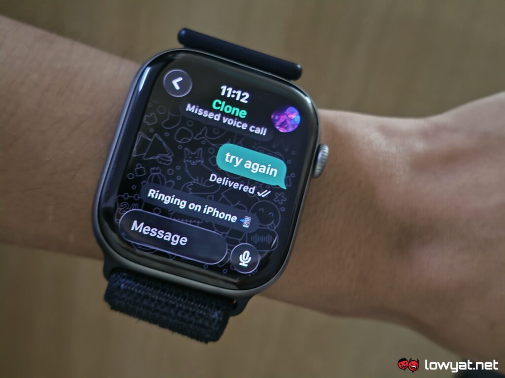 WhatsApp Apple Watch