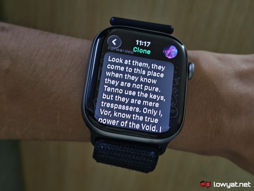 WhatsApp Apple Watch