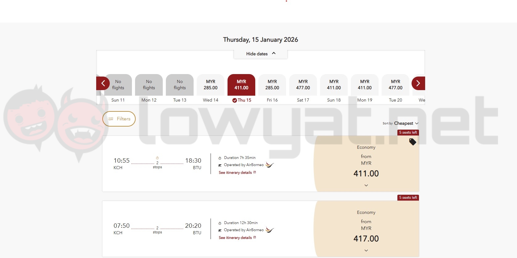 AirBorneo Fares On High Side; Minister Says “Give It A Chance”