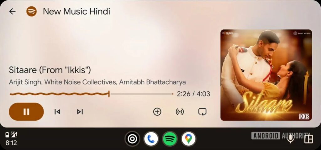 Android Auto Media Player Redesign