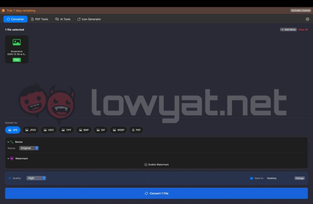 InarahConverter Lets You Convert Files Into Any Format You Want For Free
