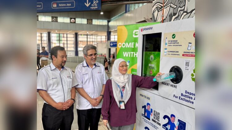 Prasarana Rolls Out Recycling Vending Machines At Select LRT Stations