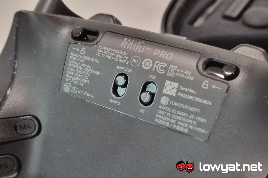 Razer Raiju V3 Pro options